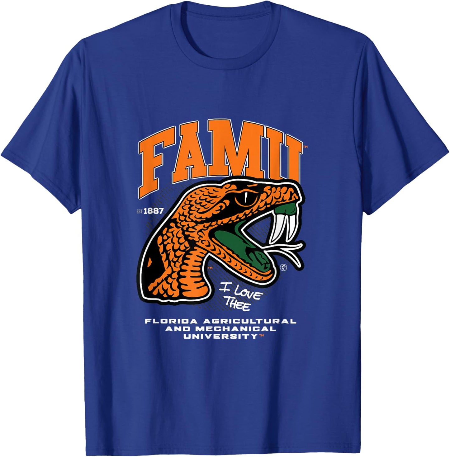 The Yard Essentials - Florida A&M University - FAMU T-Shirt - T-Shirt | Royal