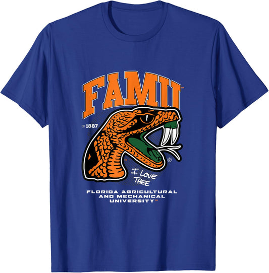 The Yard Essentials - Florida A&M University - FAMU T-Shirt - T-Shirt | Royal