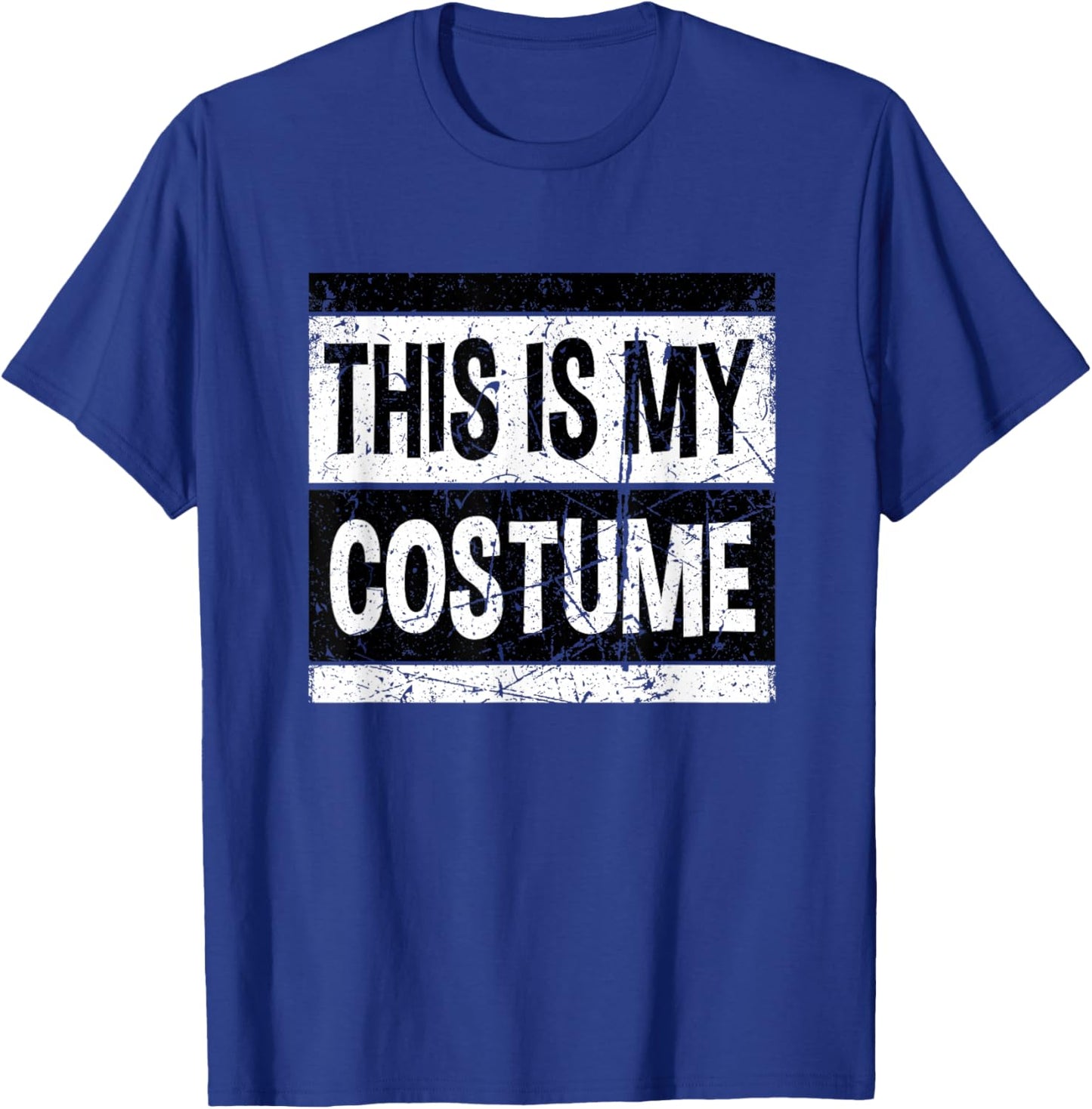 Retro This Is My Costume Shirt Men Women Kids For Halloween T-Shirt - T-Shirt | Royal