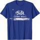 California State Flag Grizzly Bear Cali Distressed White T-Shirt - T-Shirt | Royal