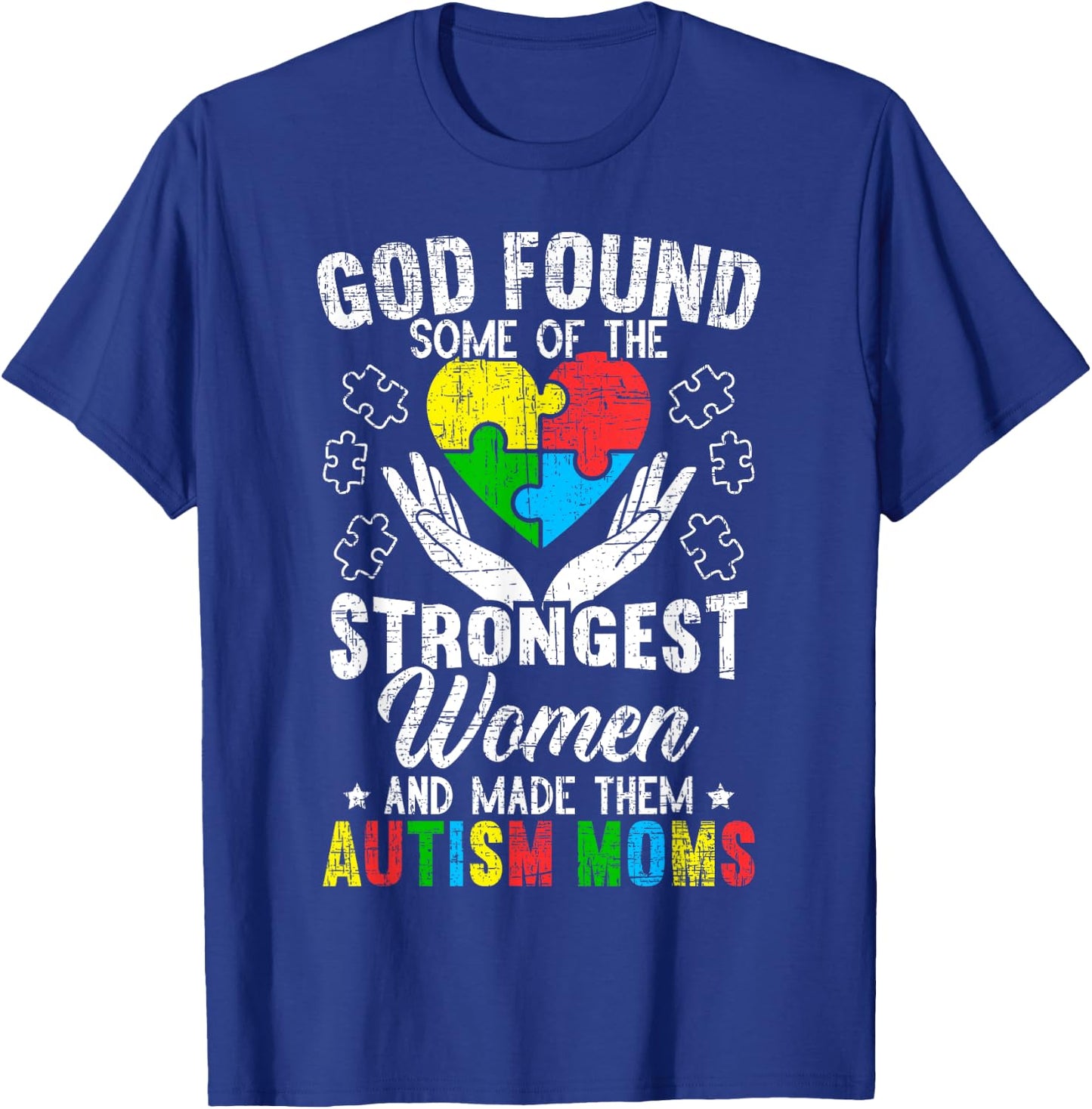 Autism Mom ASD Awareness Autism Spectrum Disorder Mother T-Shirt - T-Shirt | Royal