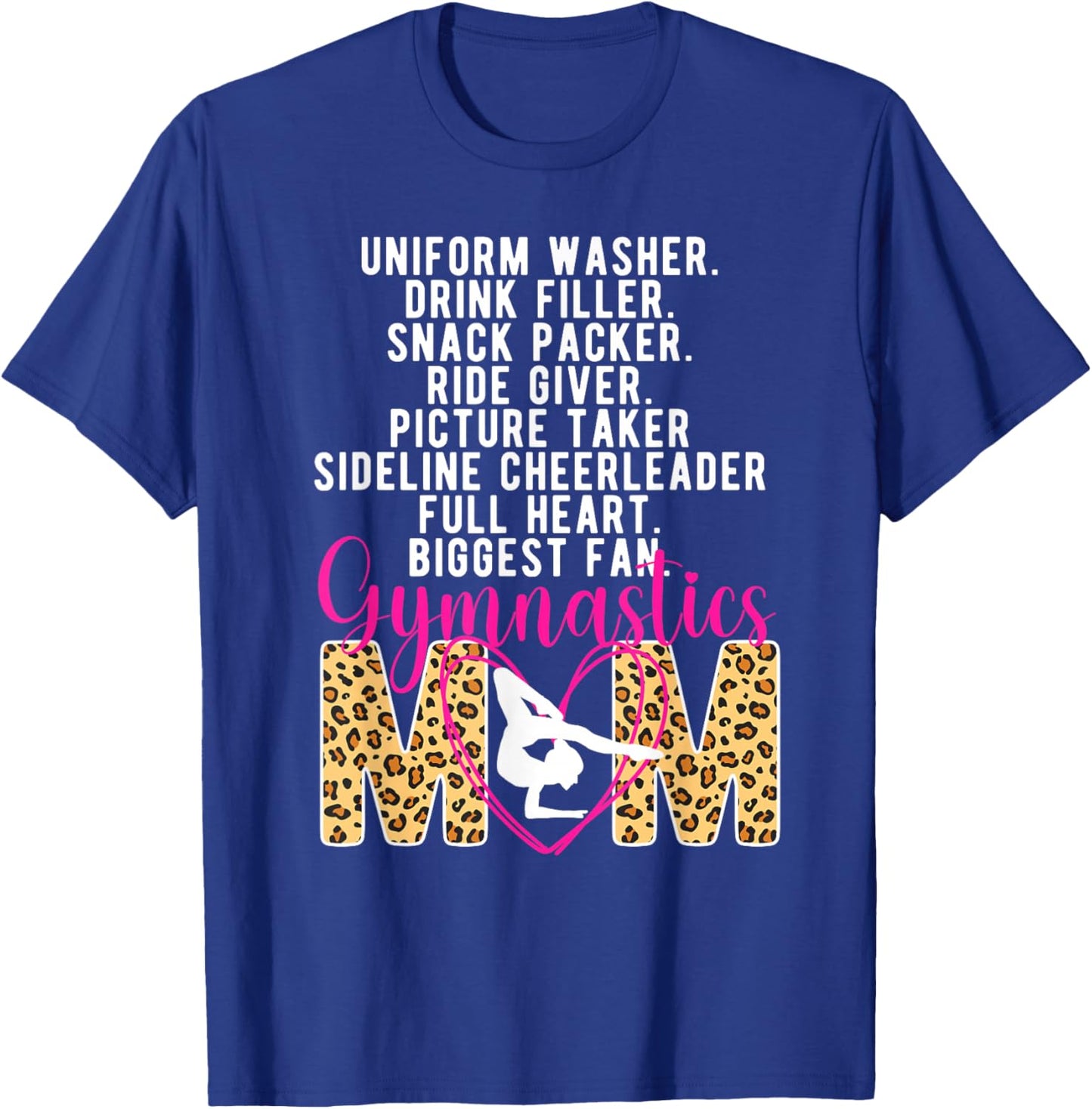 Gymnastics Mom Definition Mom Of A Gymnast Mother T-Shirt - T-Shirt | Royal