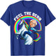 Feel the Bernie Shirt Riding Unicorn Magical Rainbow Bern T-Shirt - T-Shirt | Royal