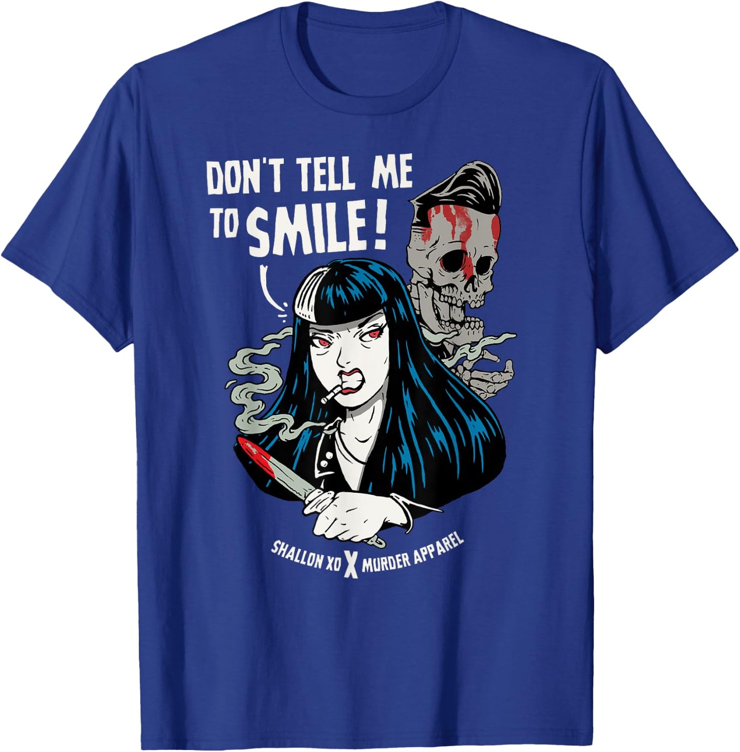 Don't Tell Me To Smile Feminist AF T-Shirt - T-Shirt | Royal