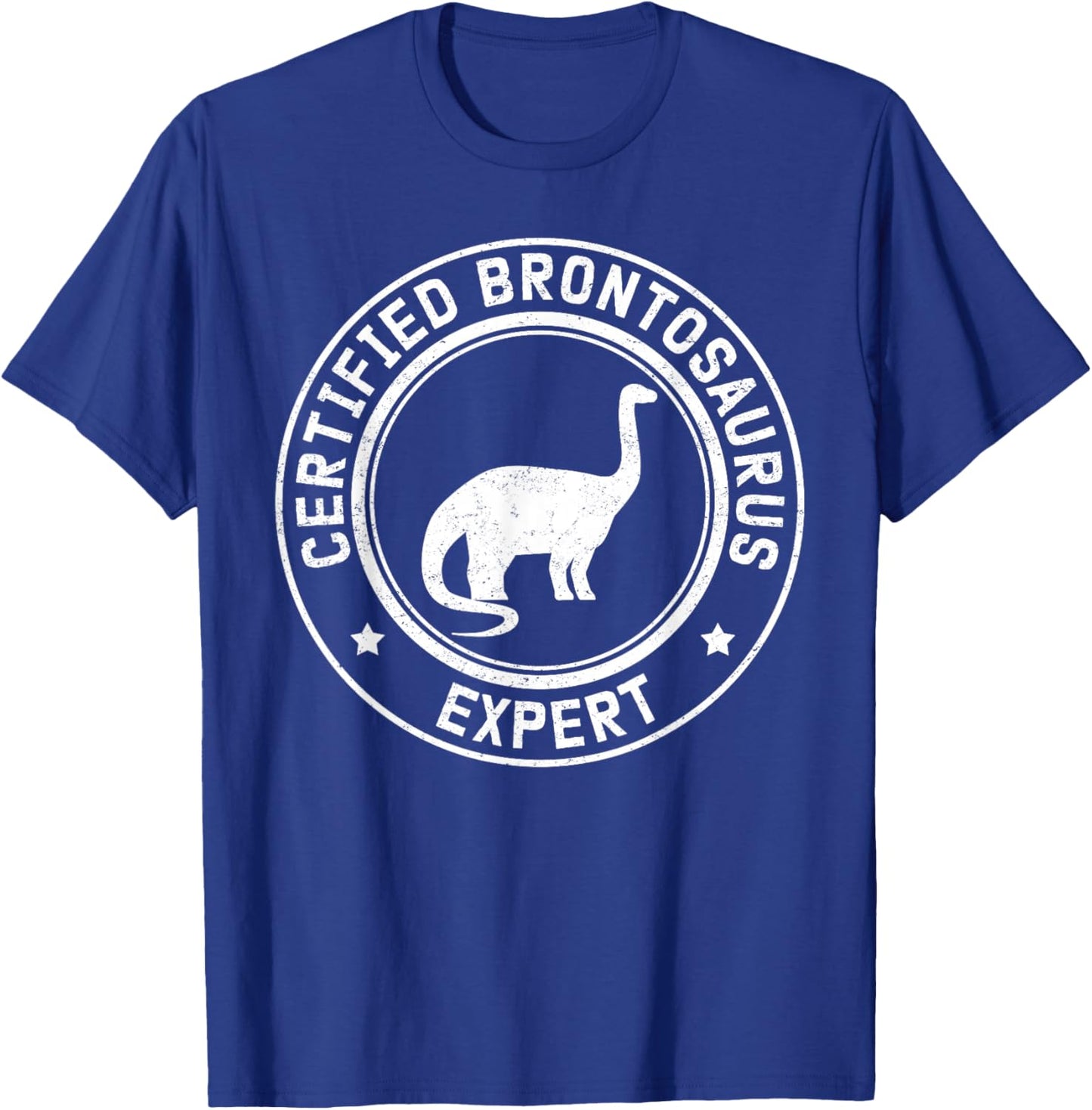 Brontosaurus Expert | Dinosaurs Brontosauruses T-Shirt - T-Shirt | Royal