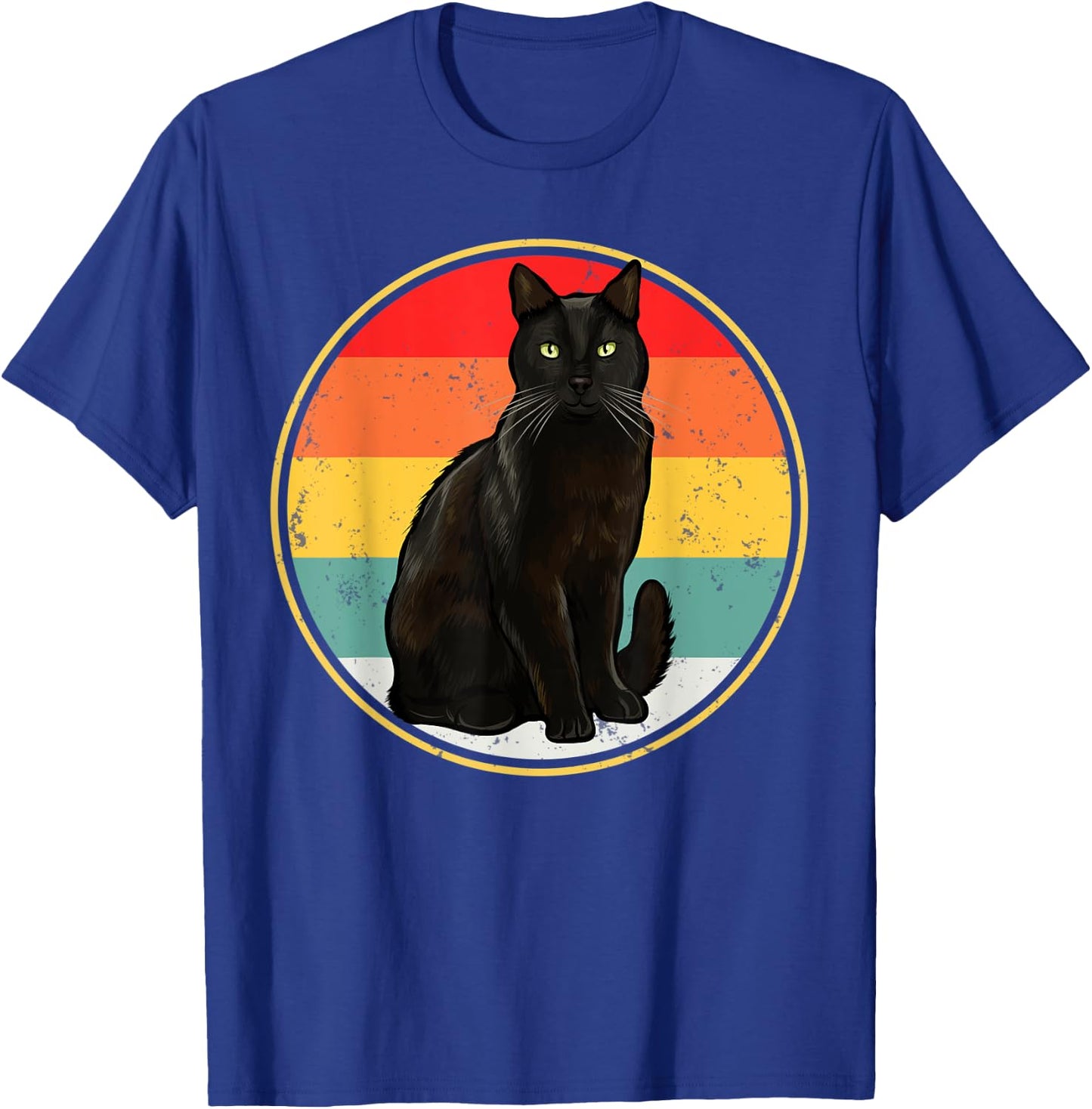 Funny Vintage Sunset Bombay Cat T-Shirt - T-Shirt | Royal
