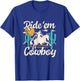 Ride'em cowboy casual chic graphic funny T-Shirt - T-Shirt | Royal