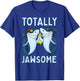Totally Jawsome Funny Shark Awesome Pun T-Shirt - T-Shirt | Royal