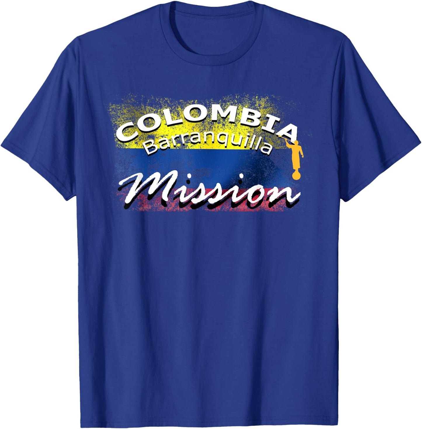 Colombia Barranquilla Mormon LDS Mission Missionary Gift T-Shirt - T-Shirt | Royal