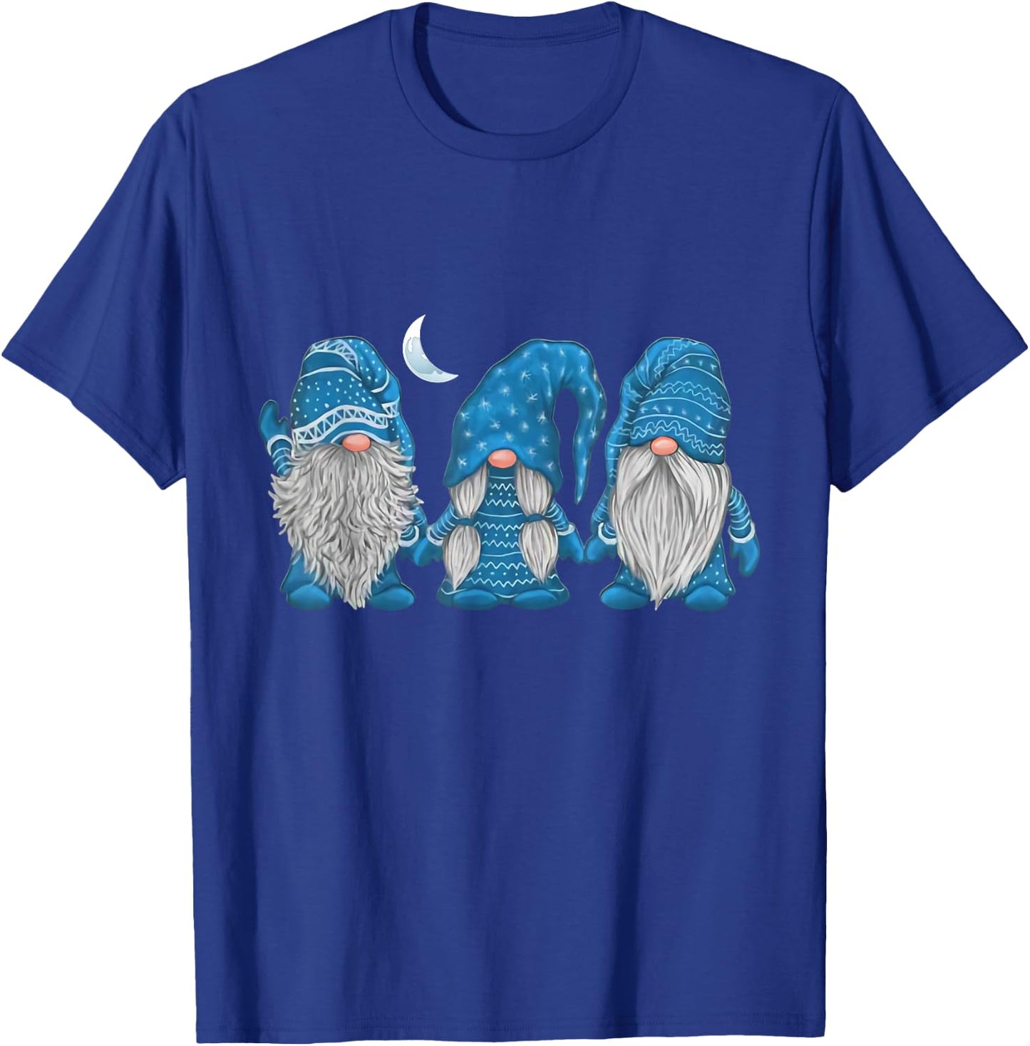 Sleepy Moon Winter Gnomes Pajamas T-Shirt - T-Shirt | Royal