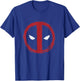 Marvel Deadpool Simple Painted Logo T-Shirt - T-Shirt | Royal