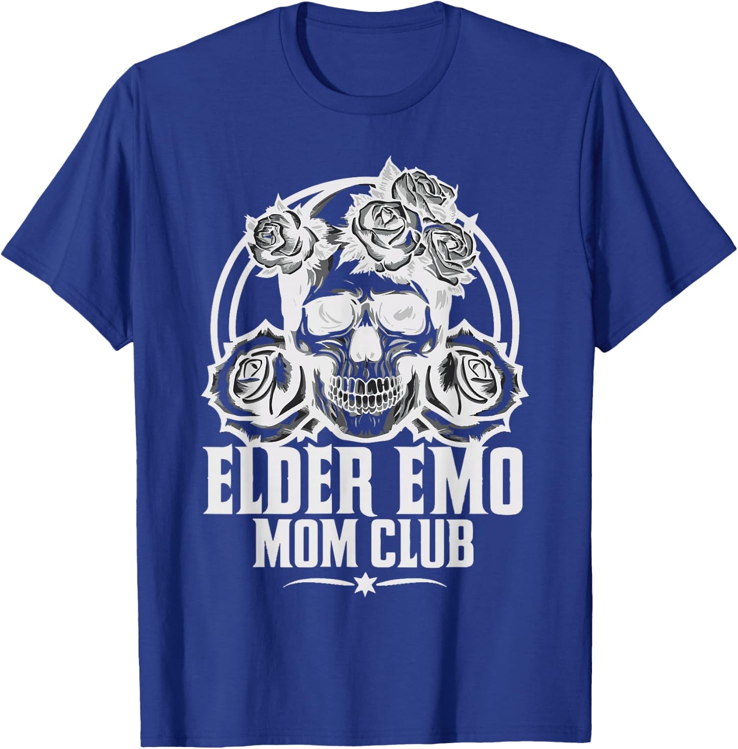 Elder Emo Mom Club Emo Lifestyle Emo Music Goth Subculture T-Shirt - T-Shirt | Royal