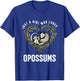 Just Girl Who Loves Opossums I Love Possums Wild Animal T-Shirt - T-Shirt | Royal