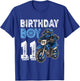 Motocross MX 11th Gift 11 Year Old Dirt Bike Birthday Party T-Shirt - T-Shirt | Royal