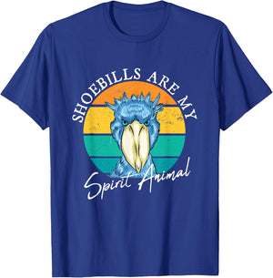 Shoebills Are My Spirit Animal African Bird Shoebill Stork T-Shirt - T-Shirt | Royal