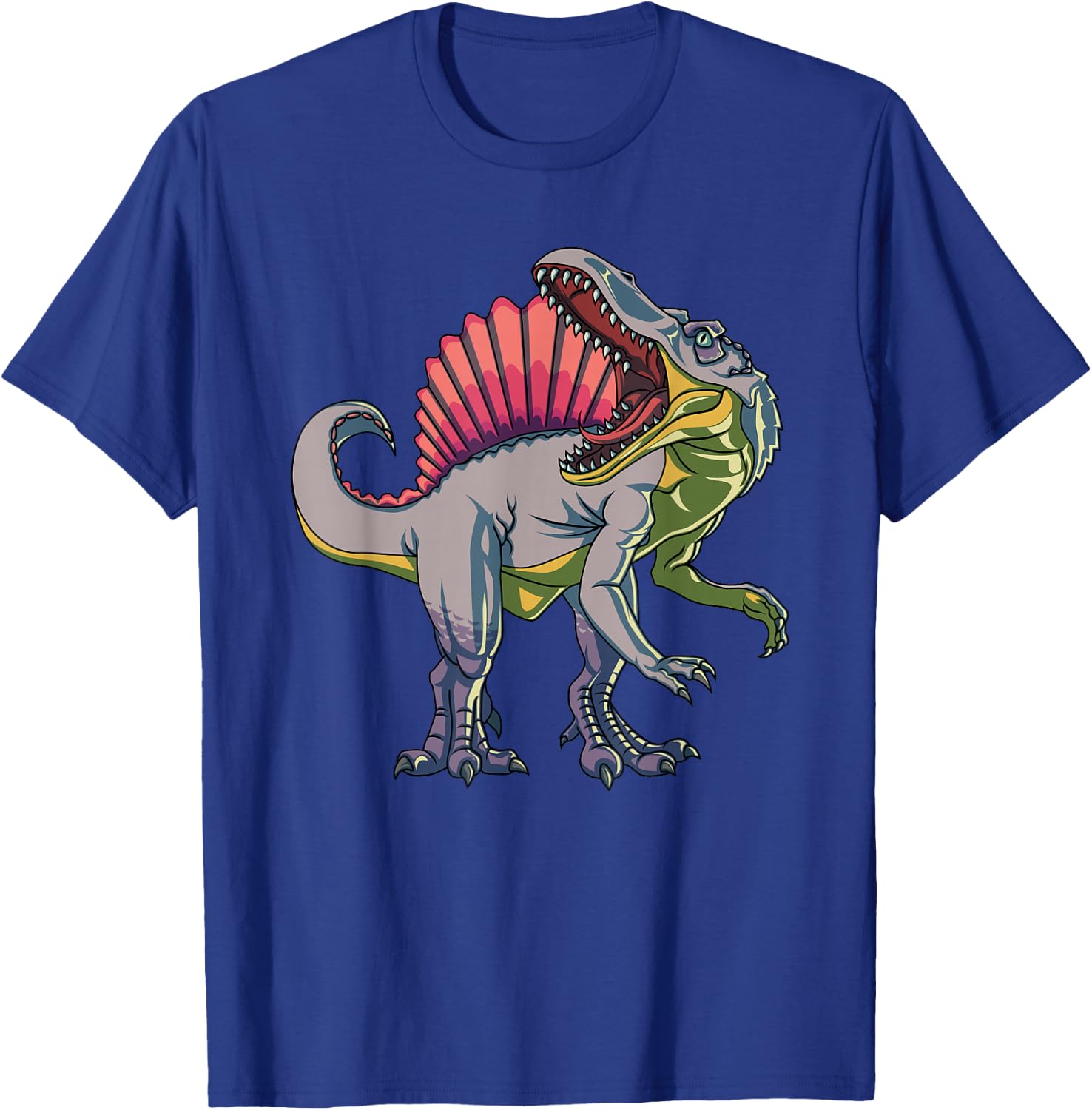 Realistic Spinosaurus Dinosaur Prehistoric Wildlife T-Shirt - T-Shirt | Royal