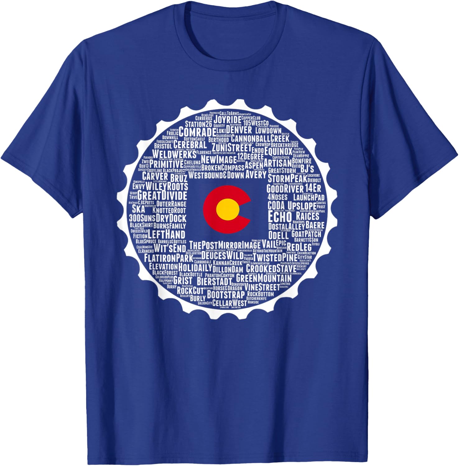 Drink Local Colorado Breweries T-Shirt - T-Shirt | Royal
