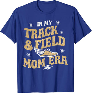 Track And Field Mom Athlete Runner Mothers Day T-Shirt - T-Shirt | Royal
