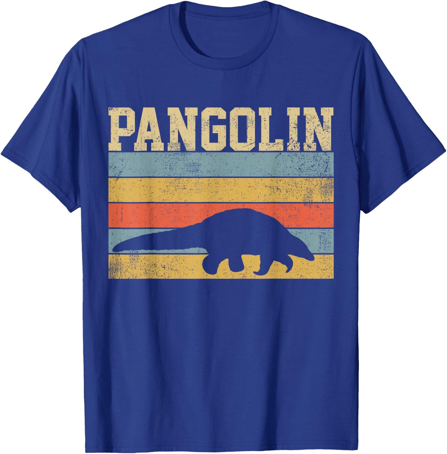 Pangolin Retro Vintage Gift T-Shirt - T-Shirt | Royal