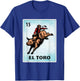 El Toro Mexican Bull Riding Cards T-Shirt - T-Shirt | Royal