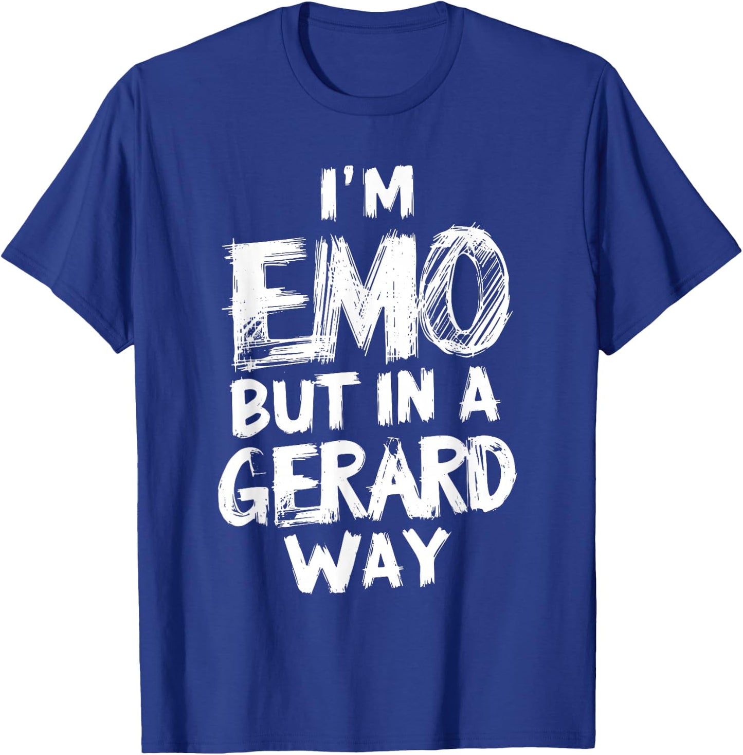 I'm Emo But In A Gerard Way E-Girl E-Boy Punk Goth T-Shirt - T-Shirt | Royal