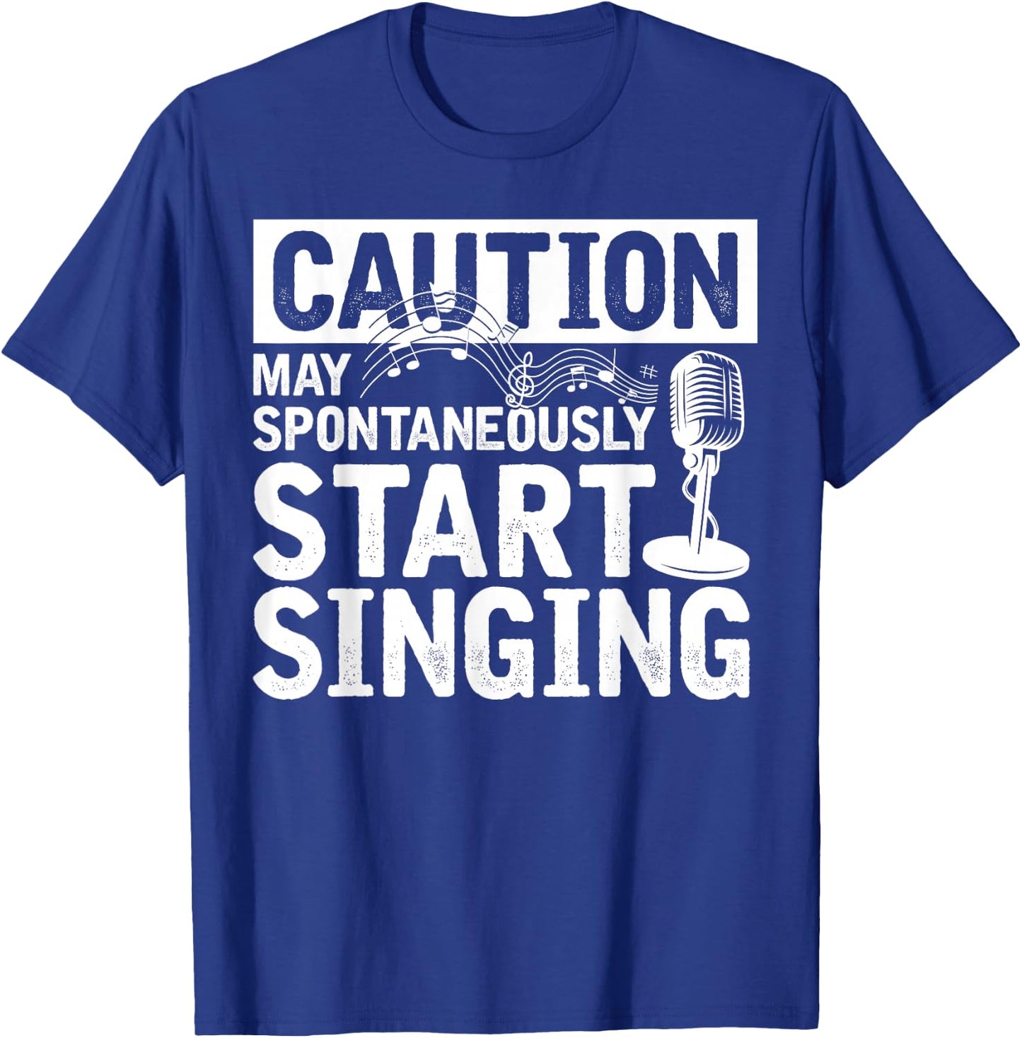 Theatre Stage Singer Musician Gift Funny Musical T-Shirt - T-Shirt | Royal