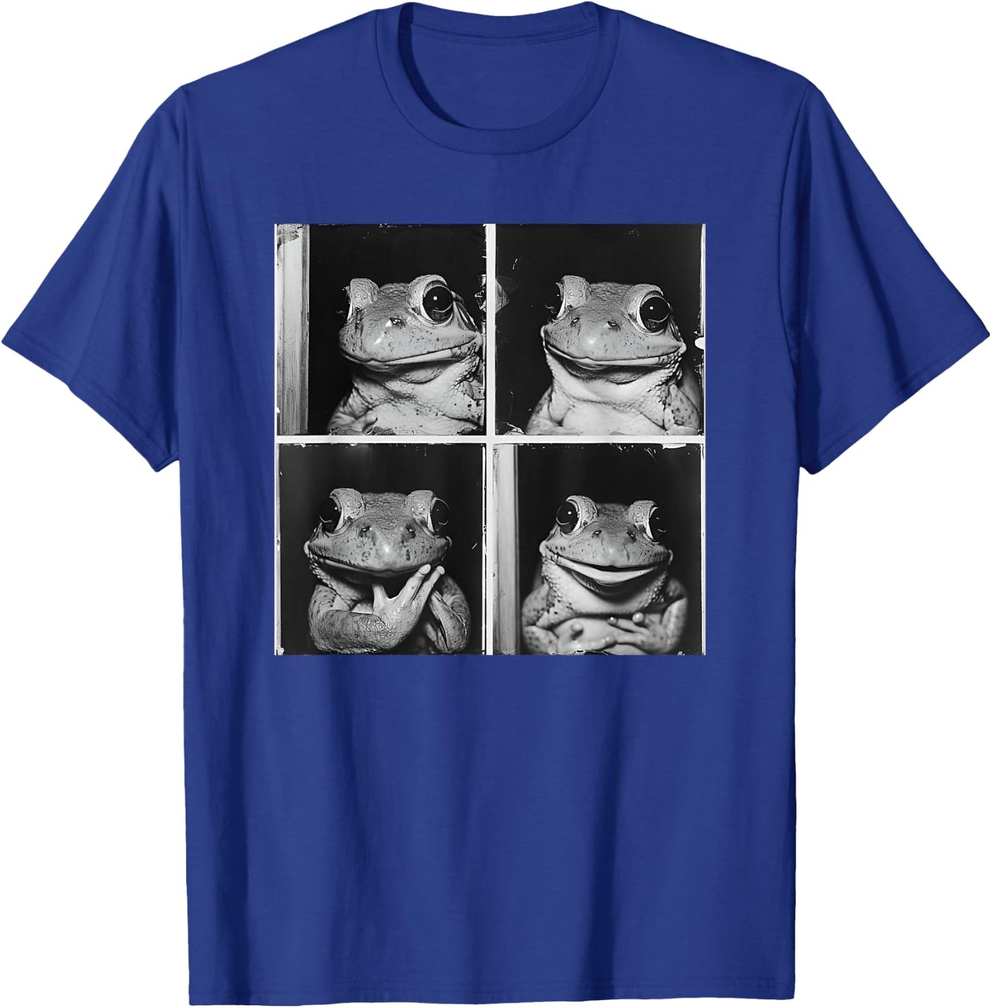 Posing Frog Model Photo Quirky Toad Love Frogs Funny Animal T-Shirt - T-Shirt | Royal