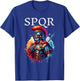 SPQR Roman Empire Gladiator Legion Centurion Soldier Warrior T-Shirt - T-Shirt | Royal