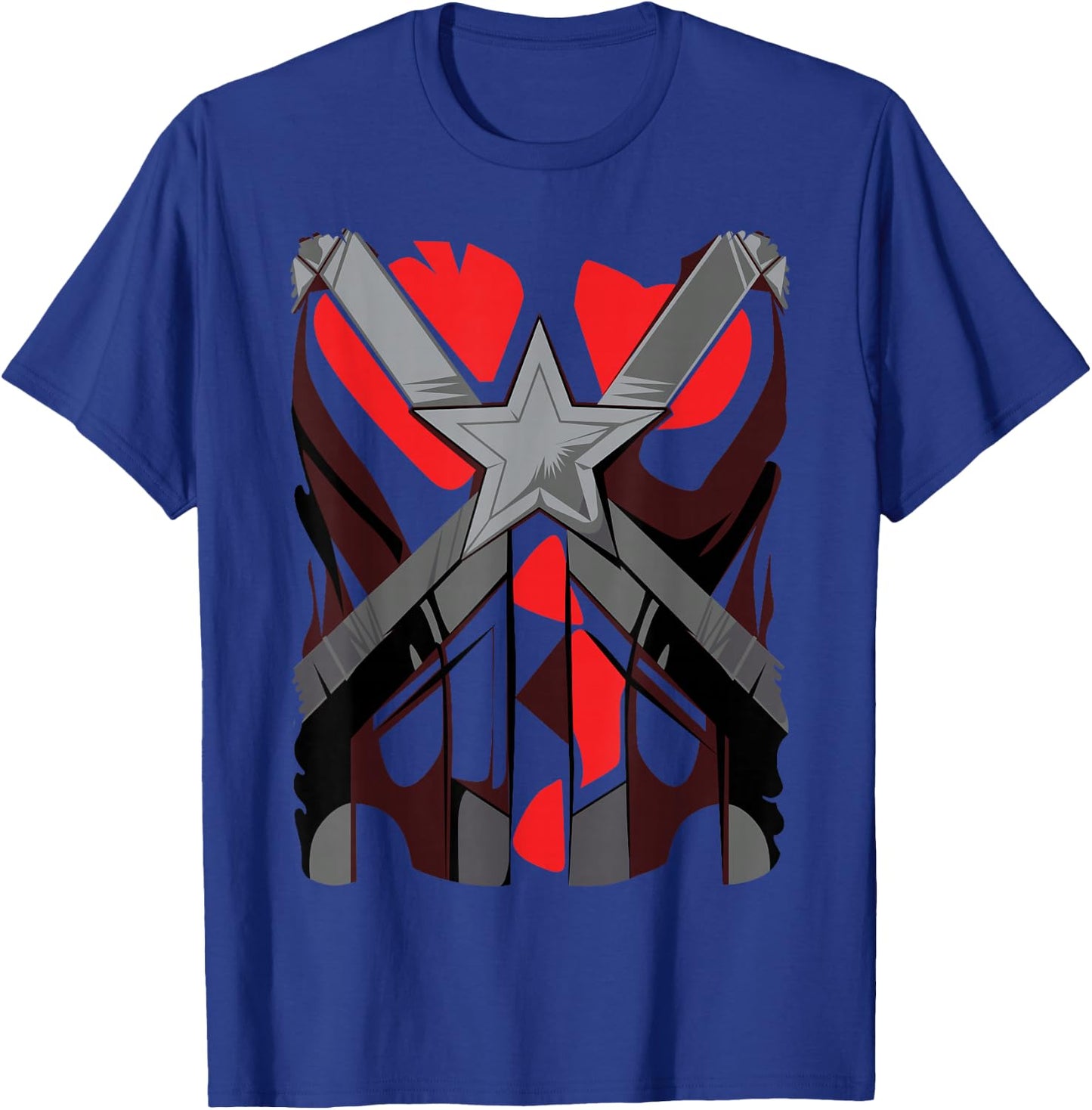 Marvel Black Widow Red Guardian Costume Halloween T-Shirt - T-Shirt | Royal