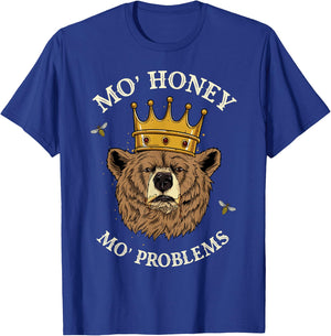 Mo Honey Mo Problems Rap King Hip Hop Legend Grizzly Bear T-Shirt - T-Shirt | Royal