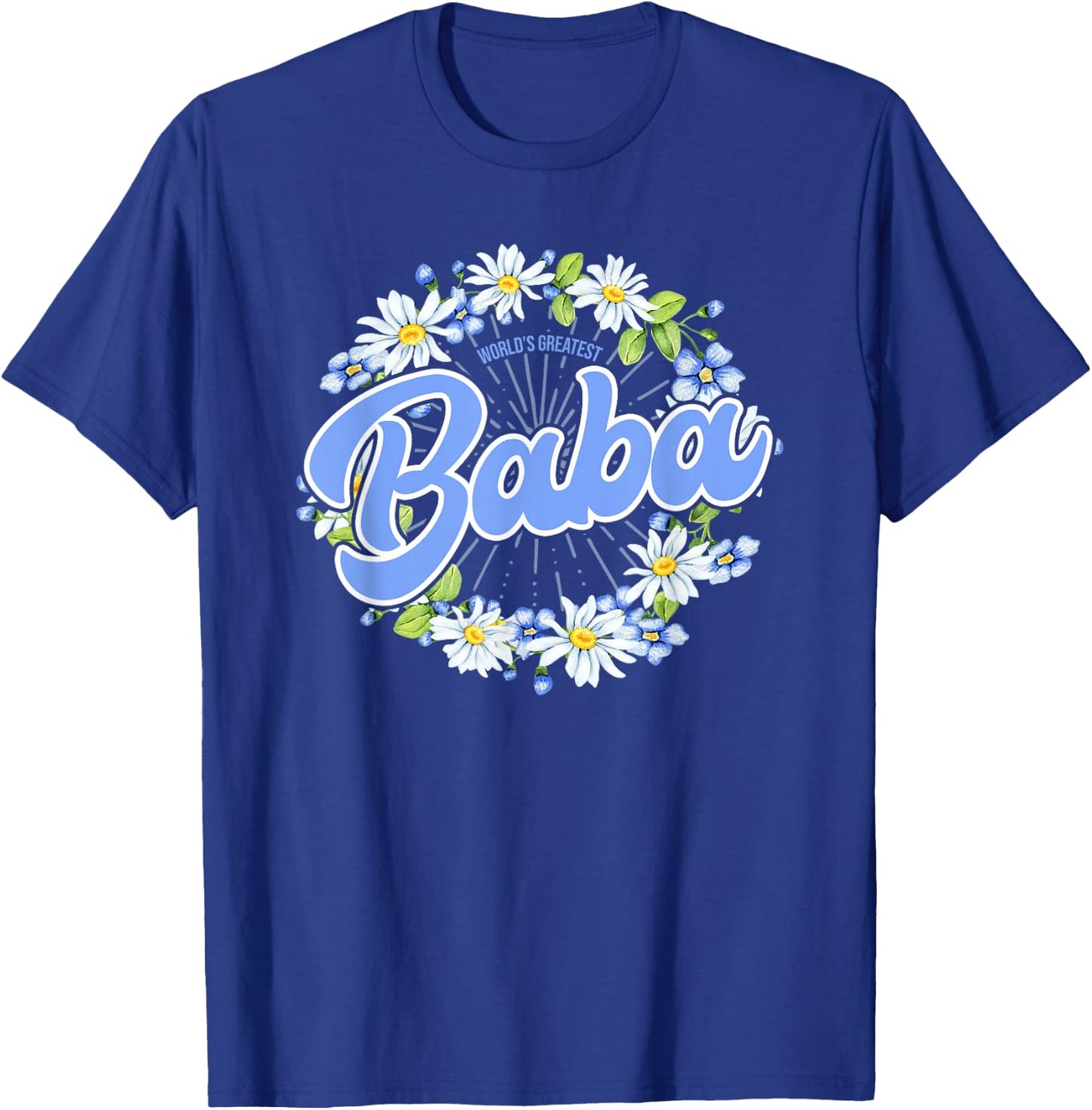 World's Greatest Baba - Gift Serbian Grandma T-Shirt - T-Shirt | Royal