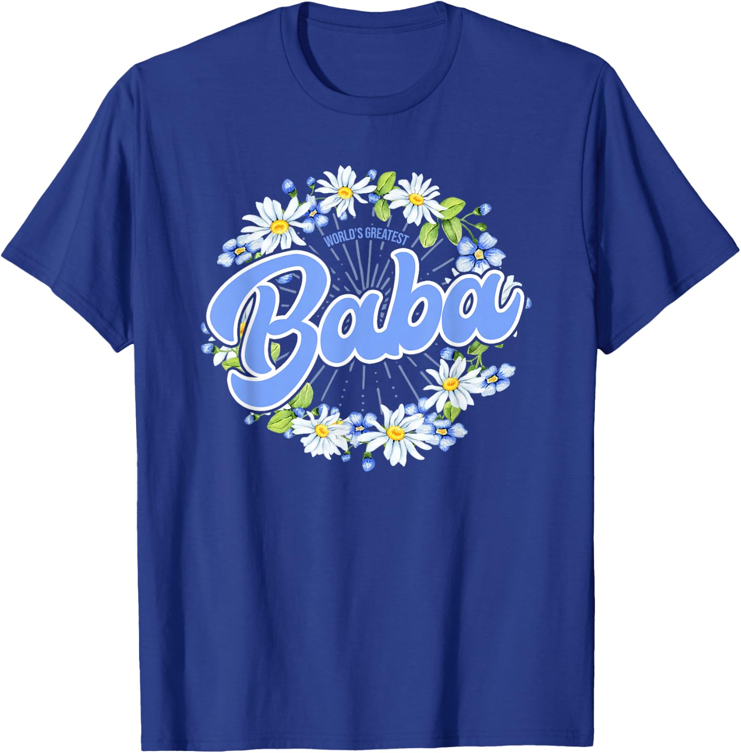 World's Greatest Baba - Gift Serbian Grandma T-Shirt - T-Shirt | Royal