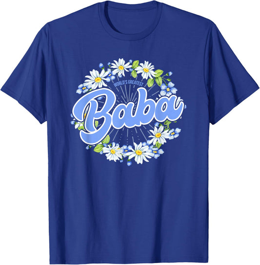 World's Greatest Baba - Gift Serbian Grandma T-Shirt - T-Shirt | Royal