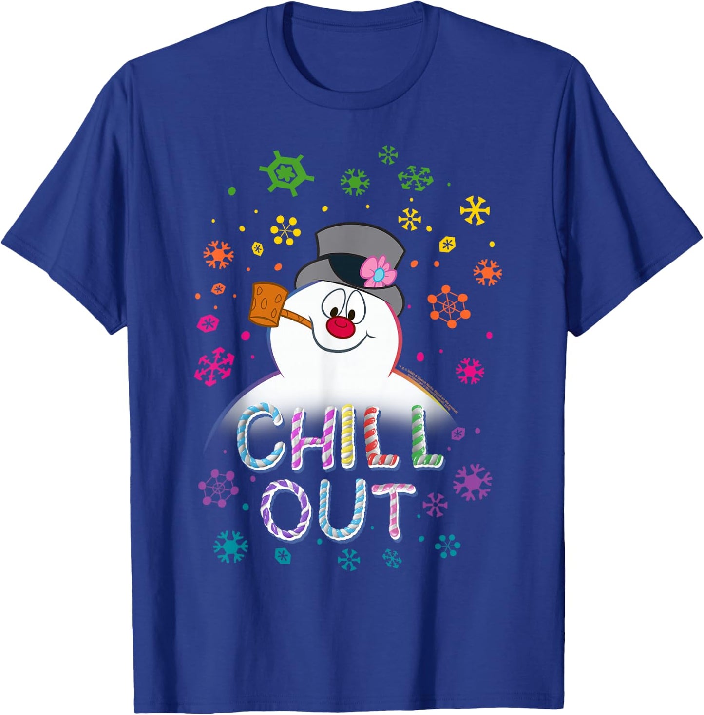 Frosty The Snowman Chill Out Portrait T-Shirt - T-Shirt | Royal