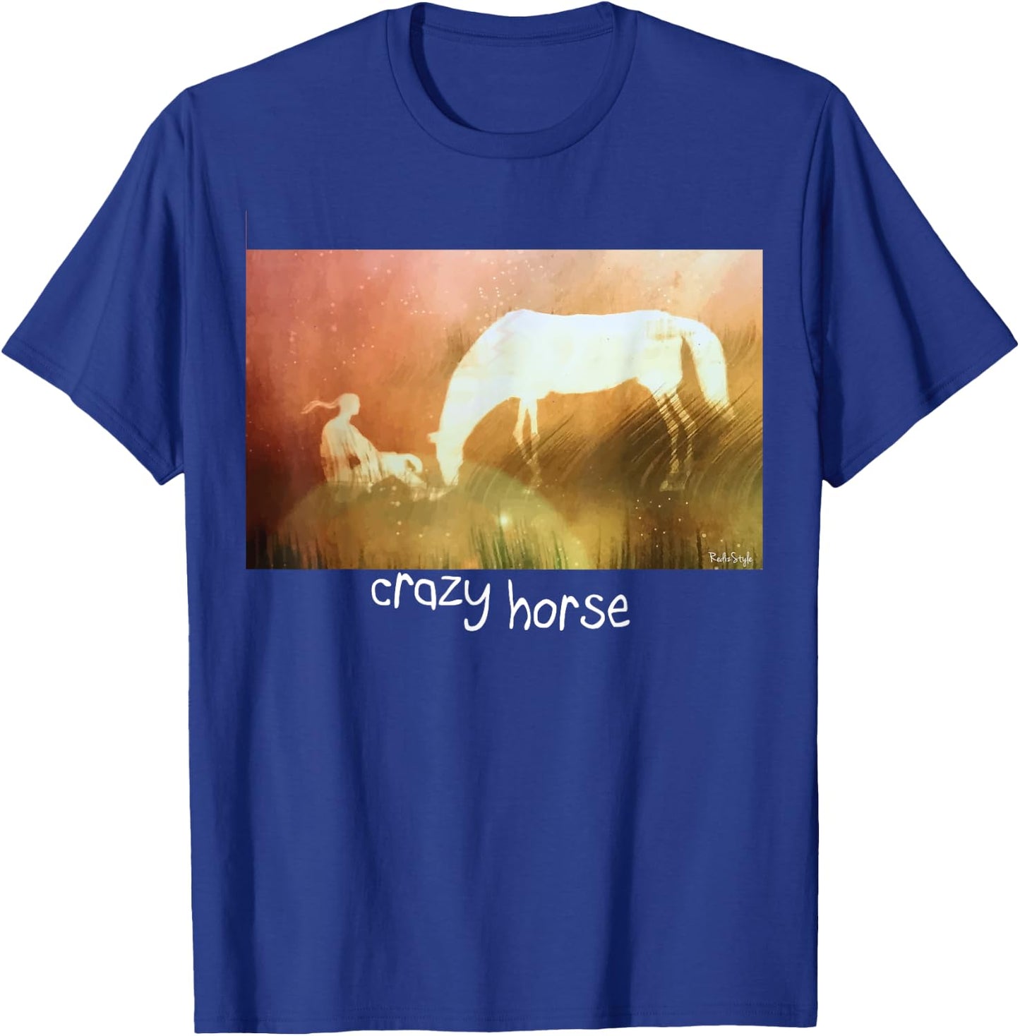 Crazy Horse T-Shirt - T-Shirt | Royal