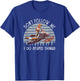 Snowmobile Rider Funny Saying Vintage Snowmobiling Lover T-Shirt - T-Shirt | Royal