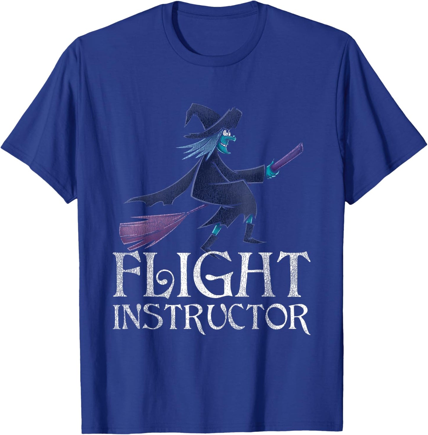 Flight Instructor Witch T-Shirt - T-Shirt | Royal