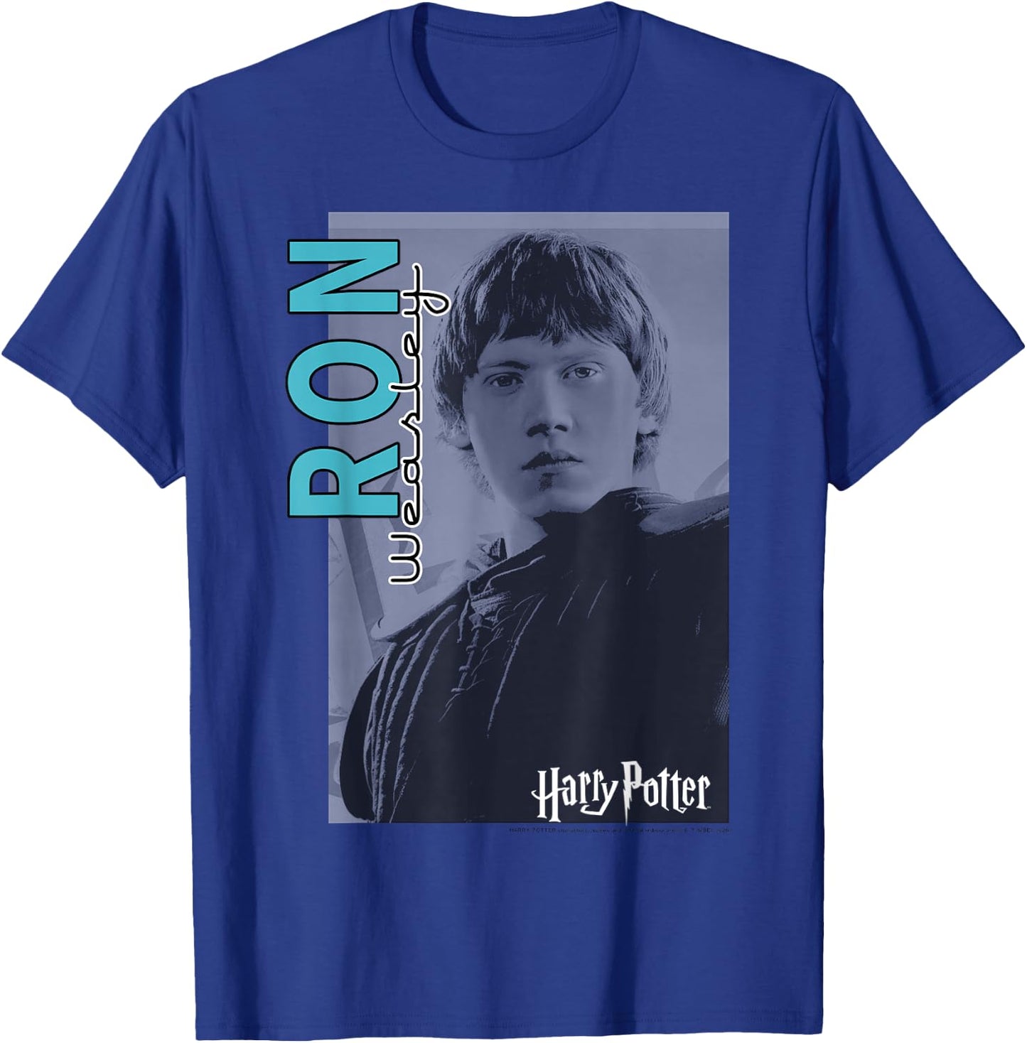 Harry Potter Ron Weasley Character Poster T-Shirt - T-Shirt | Royal
