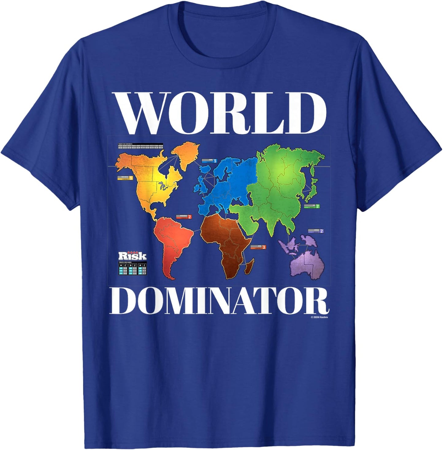 Risk World Dominator T-Shirt - T-Shirt | Royal