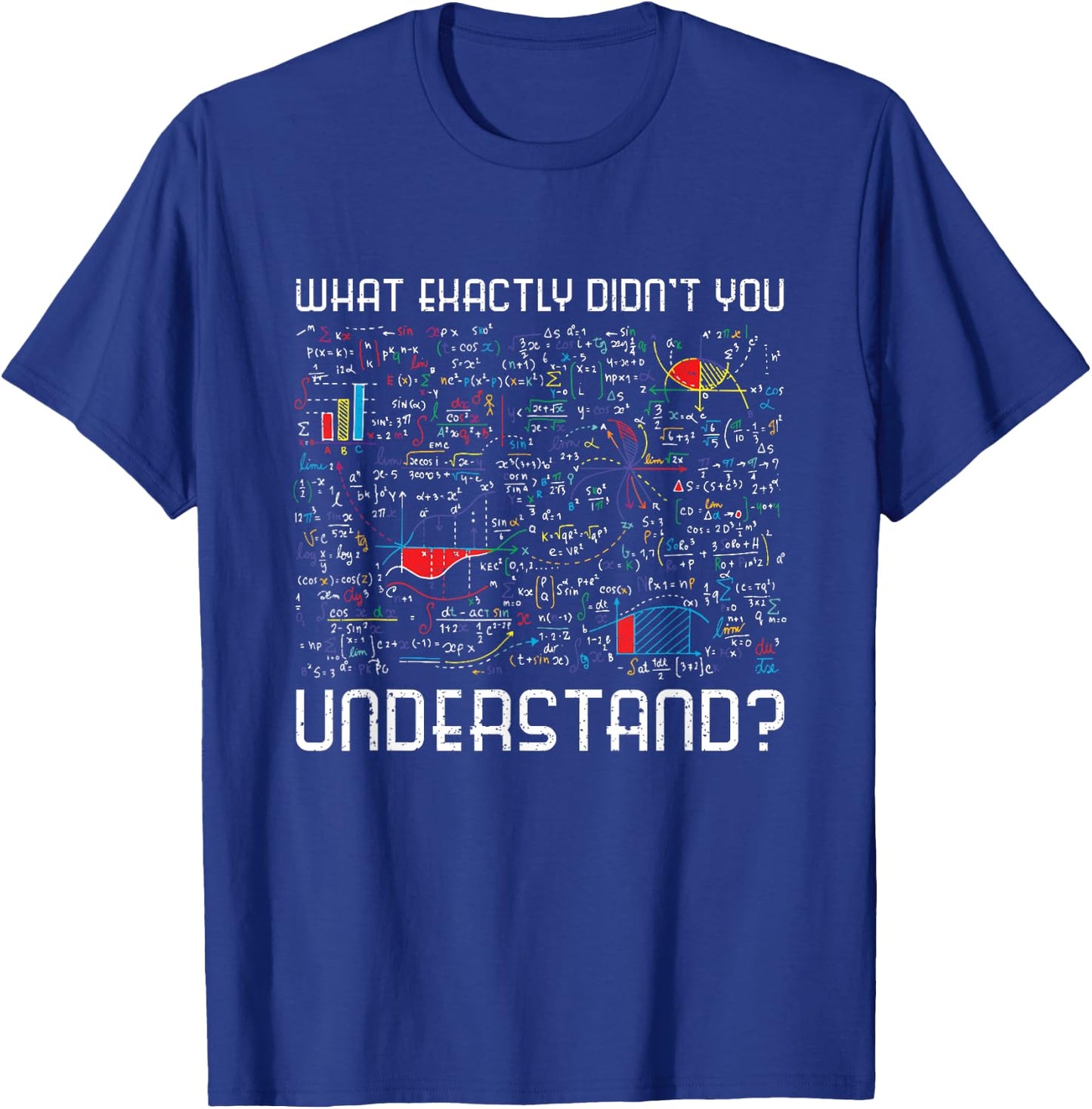 Physics Formulas Funny Science Geek Gift Physics T-Shirt - T-Shirt | Royal