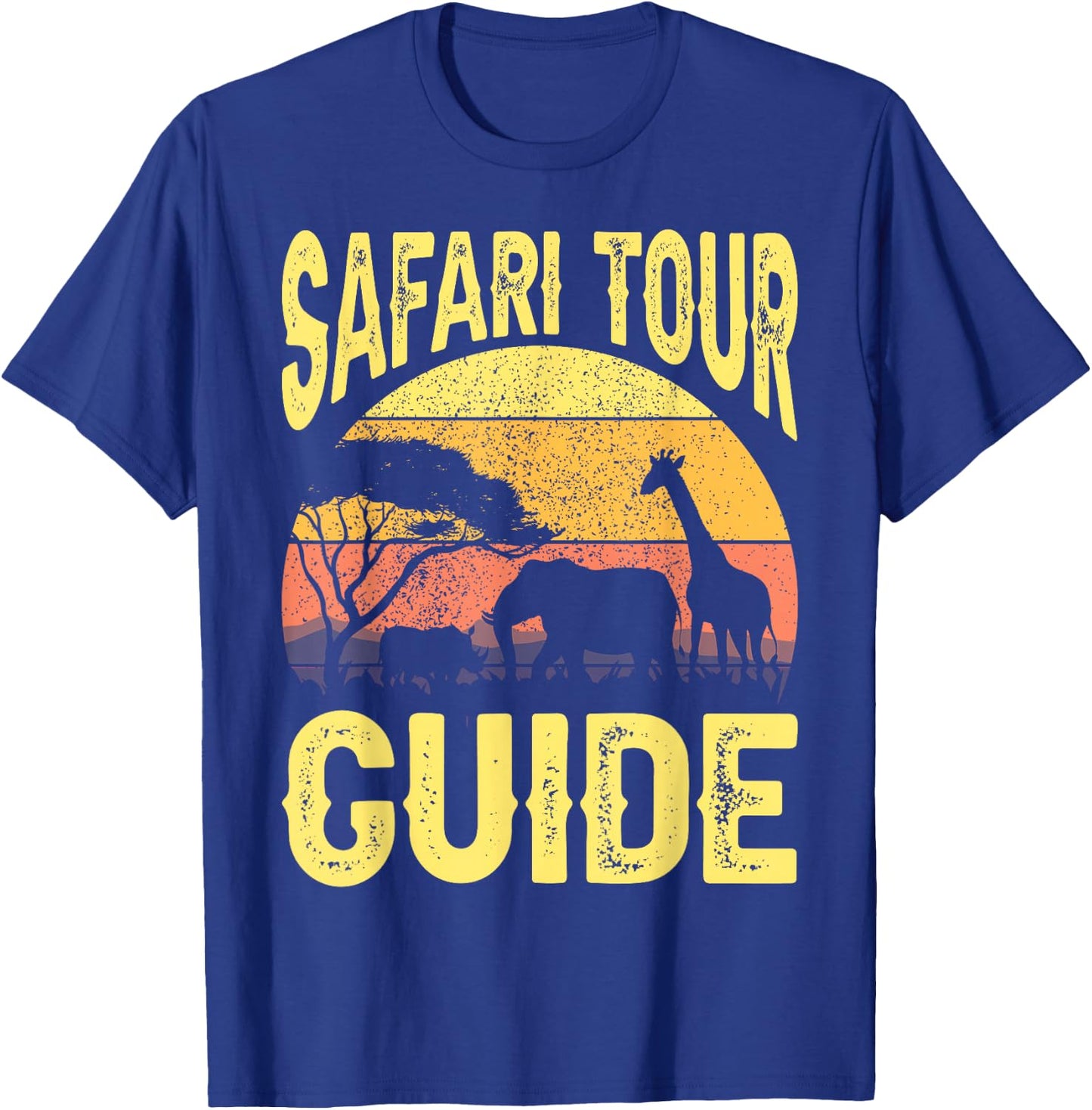 Funny Safari Tour Guide Costume- African Animals - Safari T-Shirt - T-Shirt | Royal