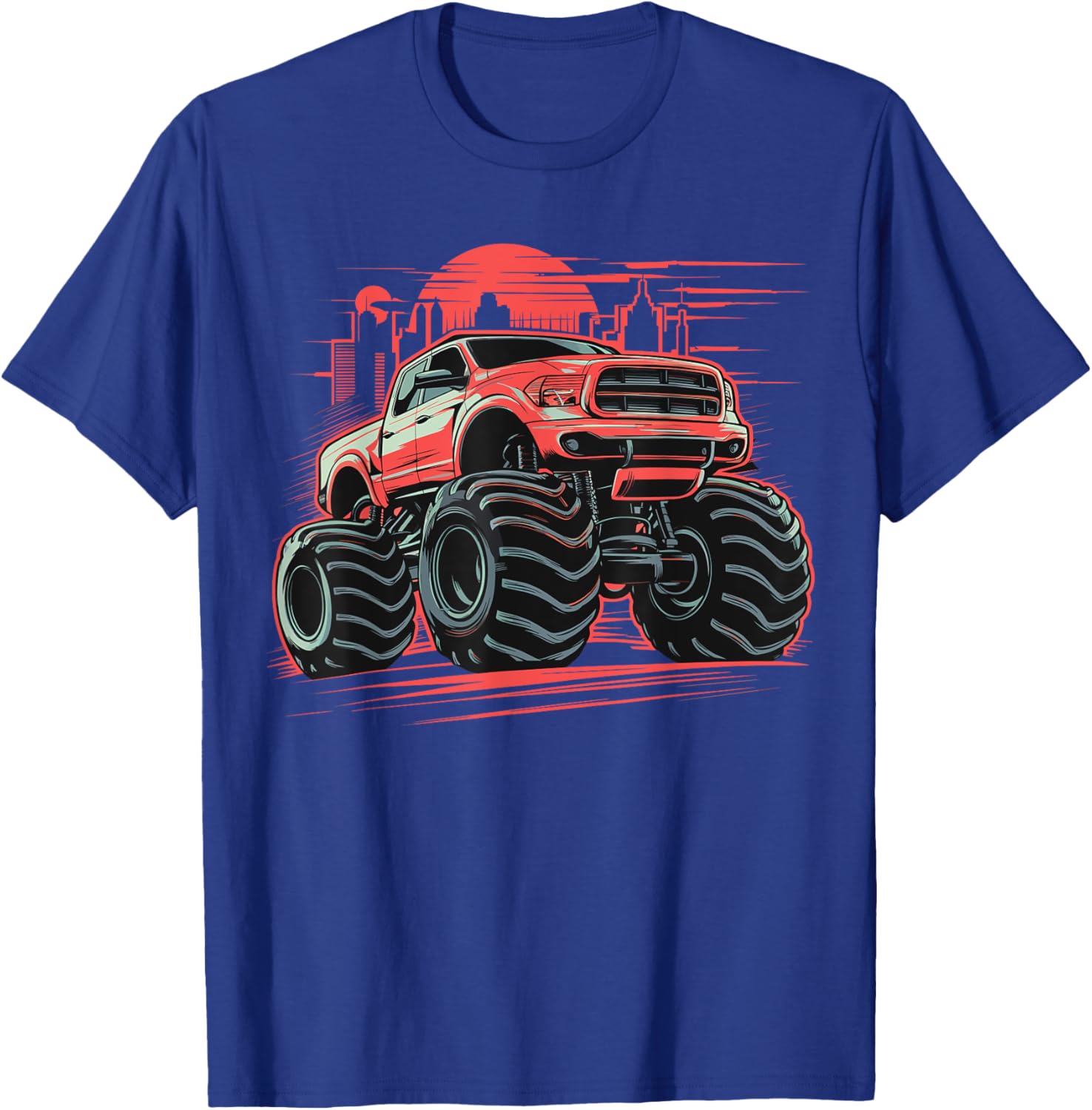 Monster Truck for toddlers Youth & Adults T-Shirt - T-Shirt | Royal