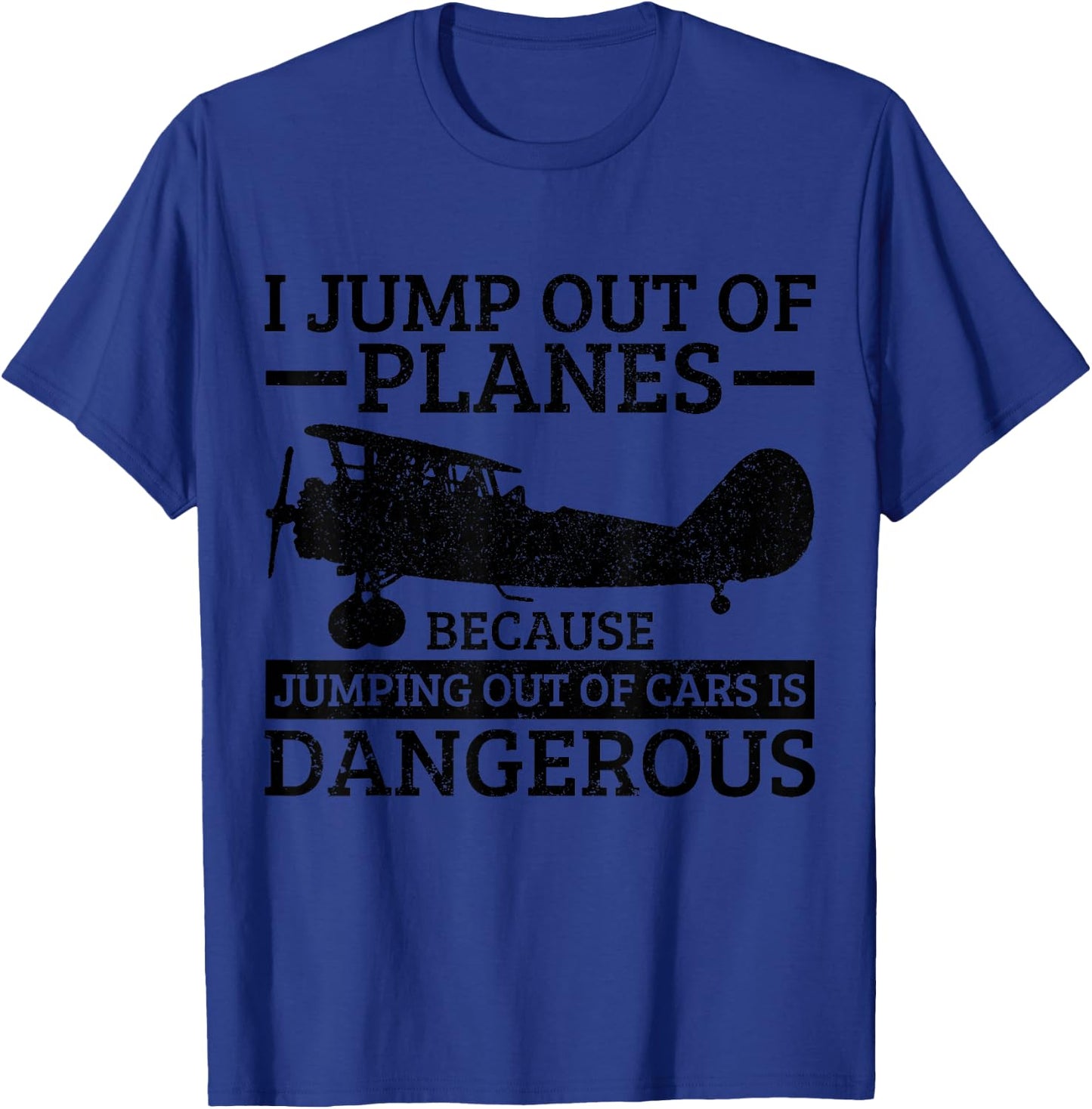 Skydiving Parachute Gift T-Shirt - T-Shirt | Royal