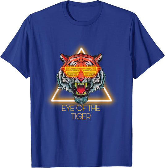 Motivational "Tiger Eye" Quote T-Shirt - T-Shirt | Royal