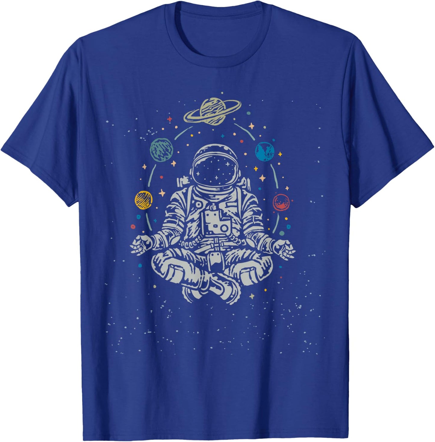 Yoga Astronauts T-Shirt - T-Shirt | Royal