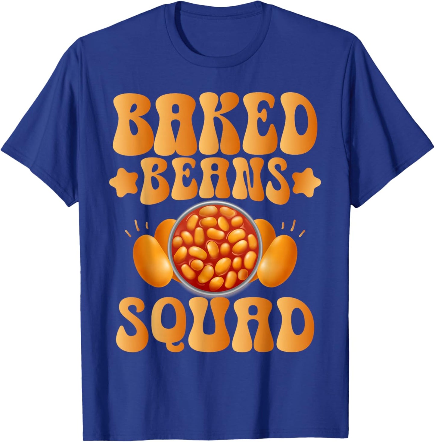 Baked Beans -Adult Baked Beans Lover Black Small Funny Baked Beans Design T-Shirt - T-Shirt | Royal