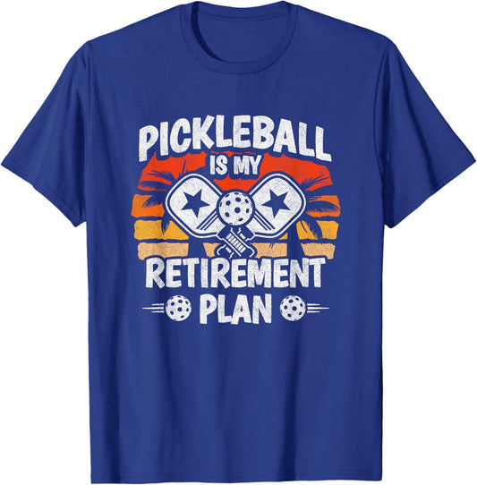 Pickleball Player - Pickleball Retirement - Funny Pickleball T-Shirt - T-Shirt | Royal