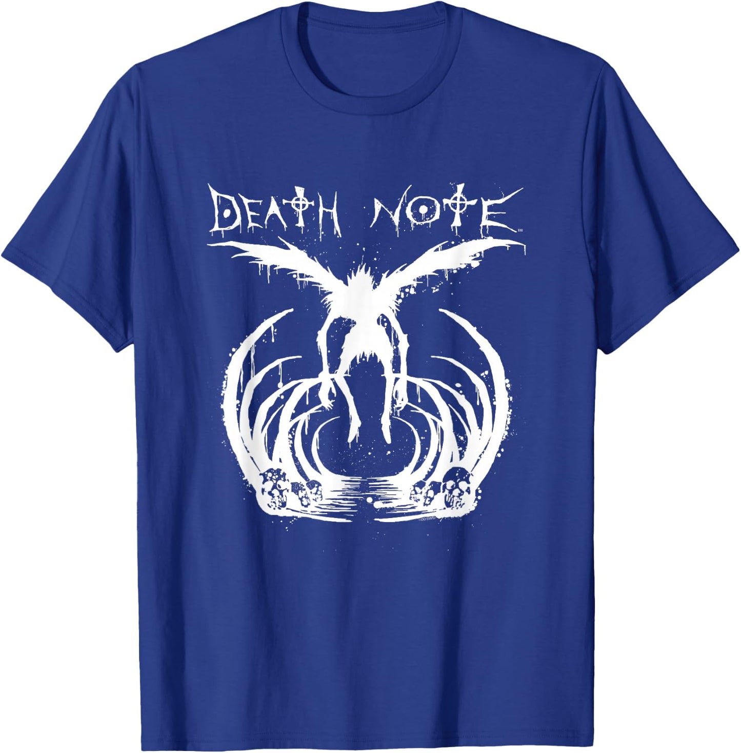Death Note Ryuk Splatter Silhouette Anime T-Shirt - T-Shirt | Royal