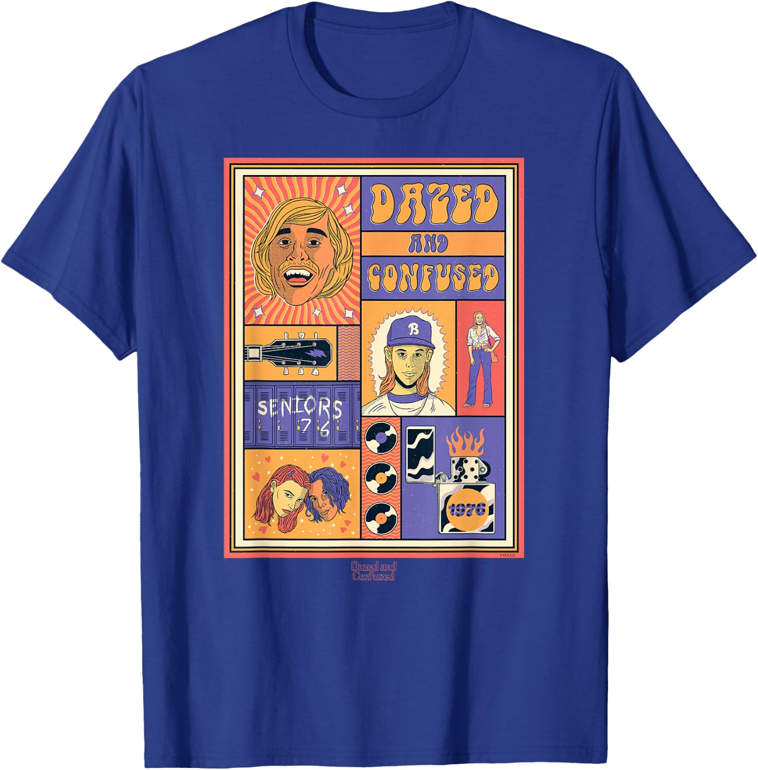 Dazed and Confused Seniors 76 T-Shirt - T-Shirt | Royal
