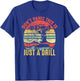 Don't Panic This is Just a Drill Vintage Funny Tool DIY Gift T-Shirt - T-Shirt | Royal